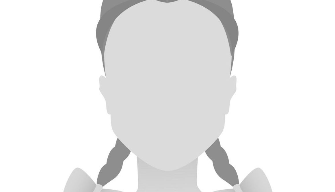 Person gray photo placeholder little girl