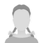 Person gray photo placeholder little girl